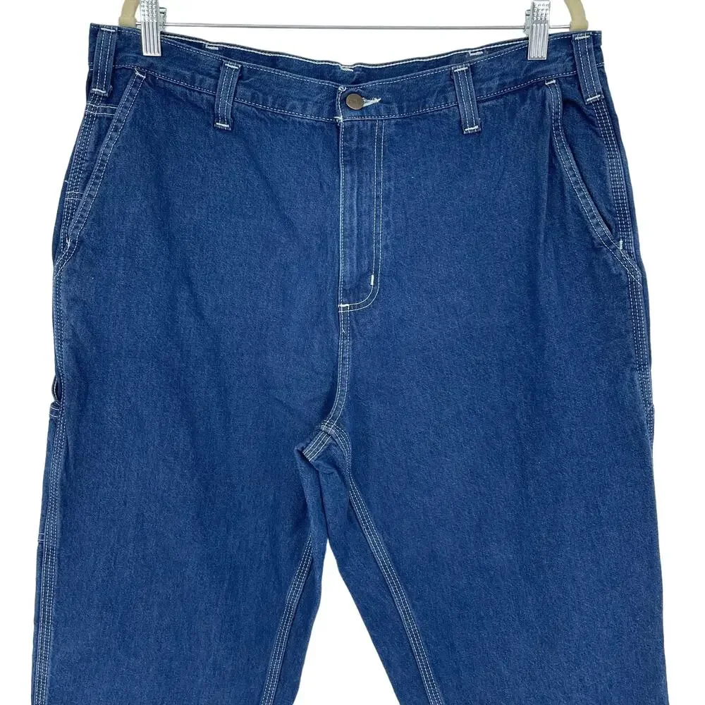 Carhartt Dungaree Fit Carpenter Jeans‎ Blue Men’s Size 38x30